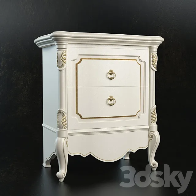 Nightstand Treci Cecchini Victoria Stucco 3DModel