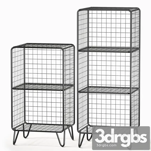 Nightstands Shelf 3D Model Free