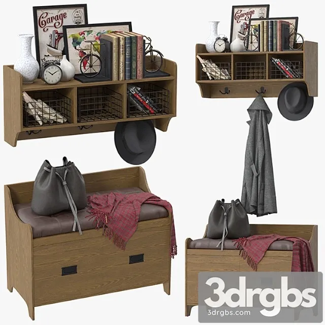 Nijmegen hall tree 2 3D Model Free