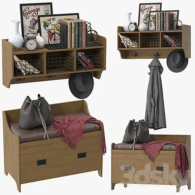 Nijmegen Hall Tree 3D Model