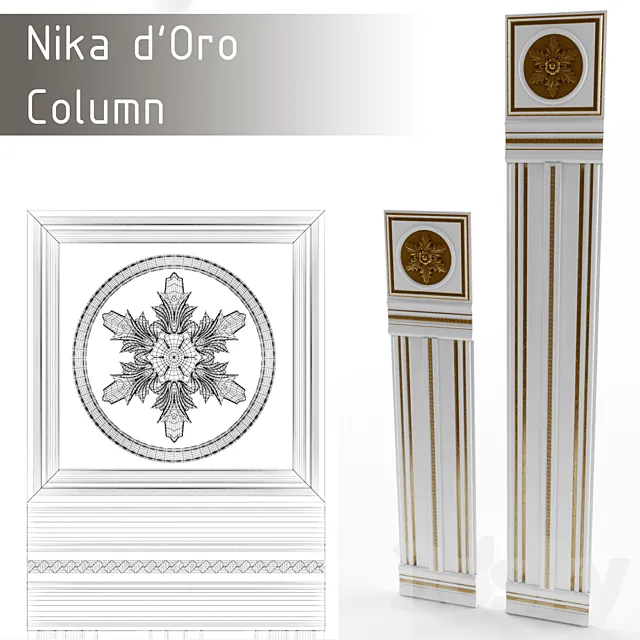 Nika d'Oro_column 3D Model