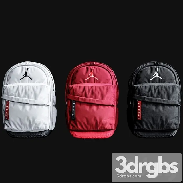 Nike air jordan patrol backpack 3D Model Free