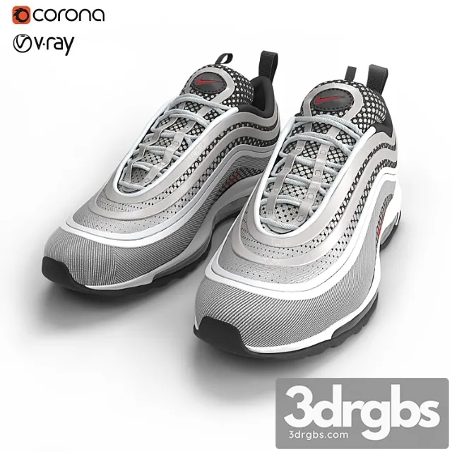 Nike air max 97 sneakers 3D Model Free