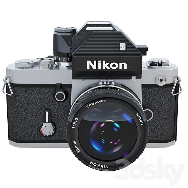 Nikon F2 3D Model