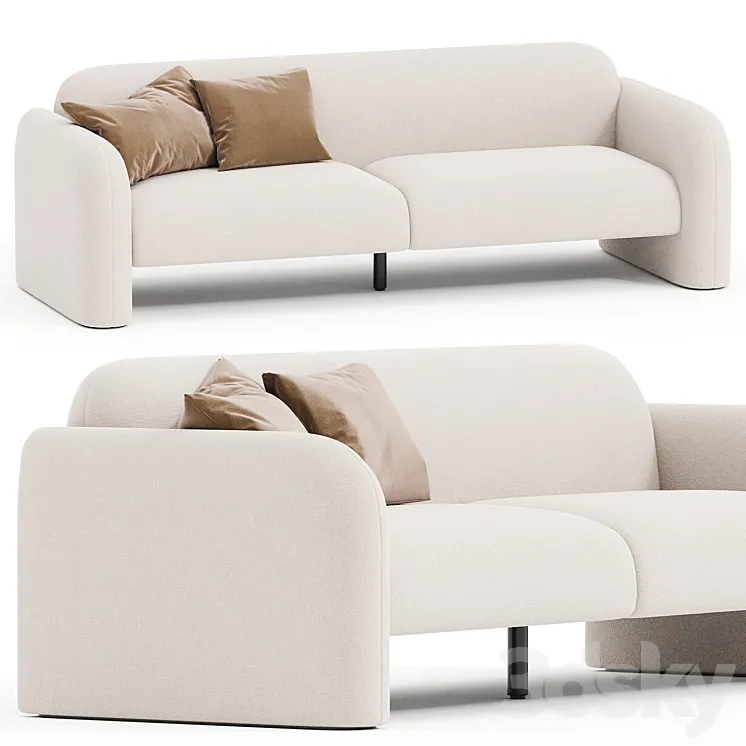 Niles Sofa 3D Model Free