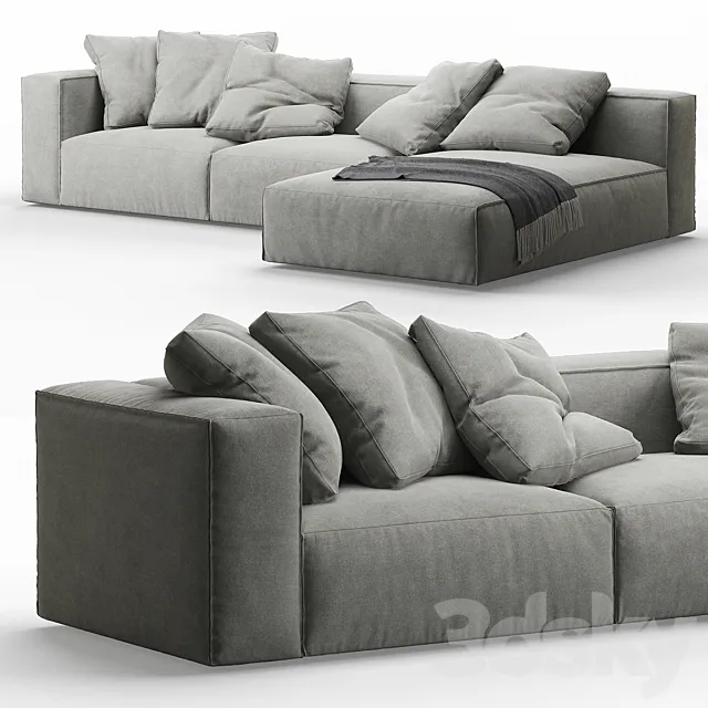 Nils Corner Sofa by Ligne Roset 3DModel