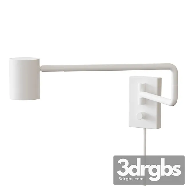 Nimanye Nimone Wall Sconce With Swivel Stand White 3D Model Free