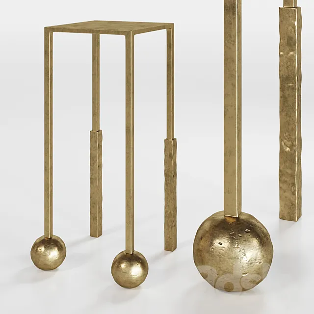 Nimes Petite cocktail table by Kelly Wearstler 3DModel