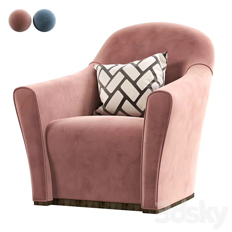 NINA Armchair by Bodema 3D Model