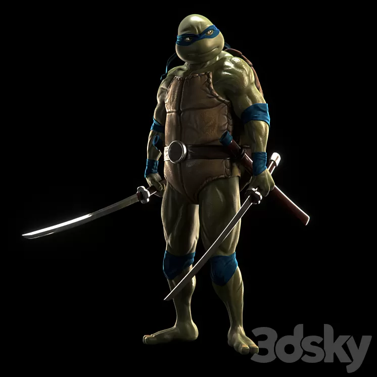 Ninja Turtle - Leonardo 3D Model