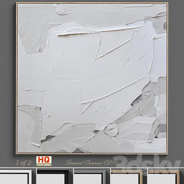 Ninos Textured Wall Art C-211 3D Model