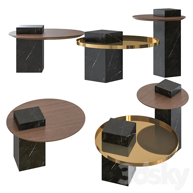 Nirvana Coffee Table by NV Gallery 3DModel