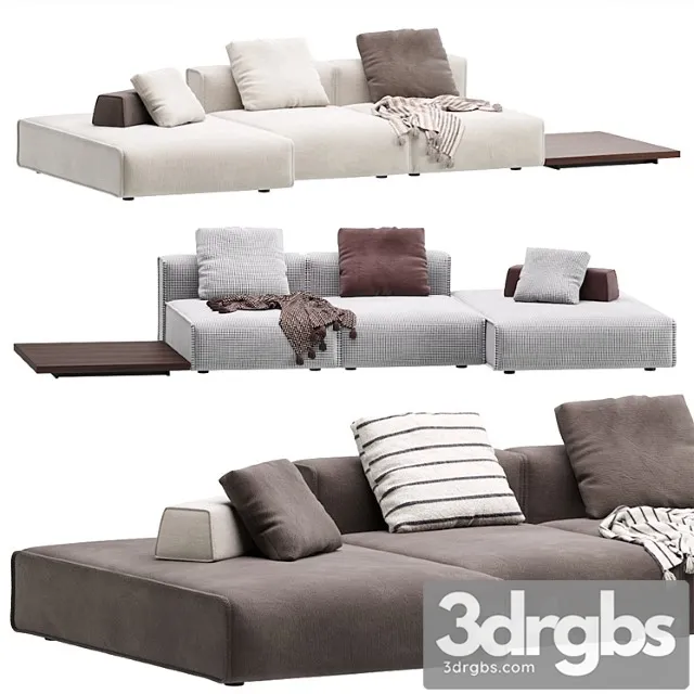 Niveaux Modular Sofa By Lema 3D Model Free