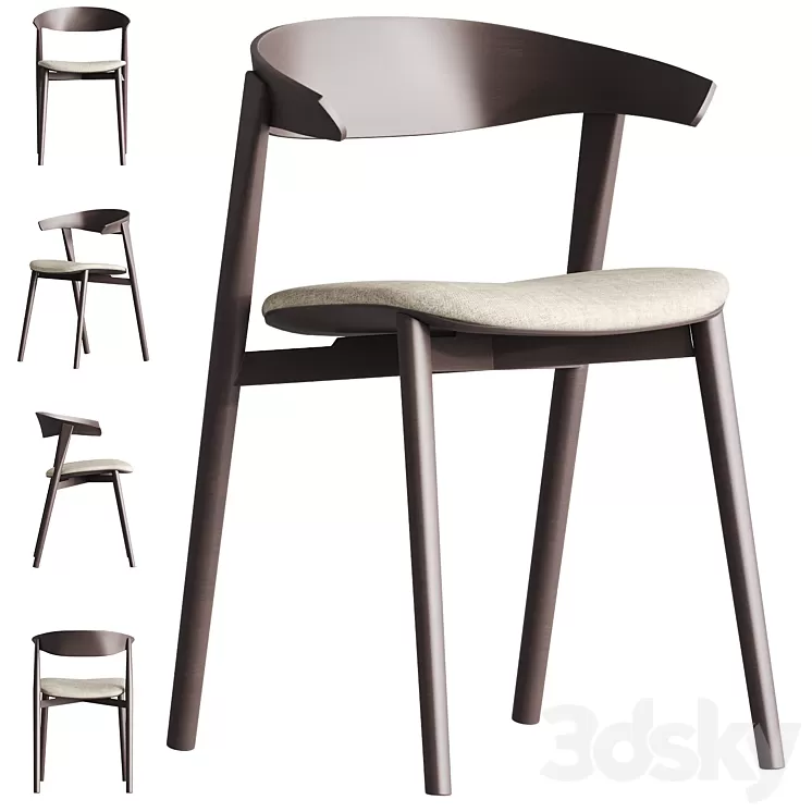 Nix 230T by Capdell chair 3D Model Free