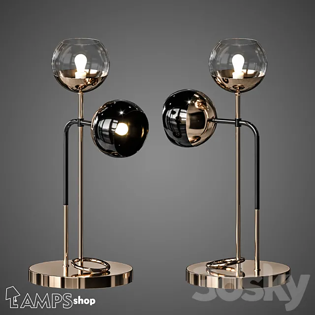 NL5041 Table Lamp Perfect Conjunction 3D Model