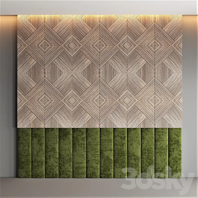 Noa Almond Olive Velvet 3DModel