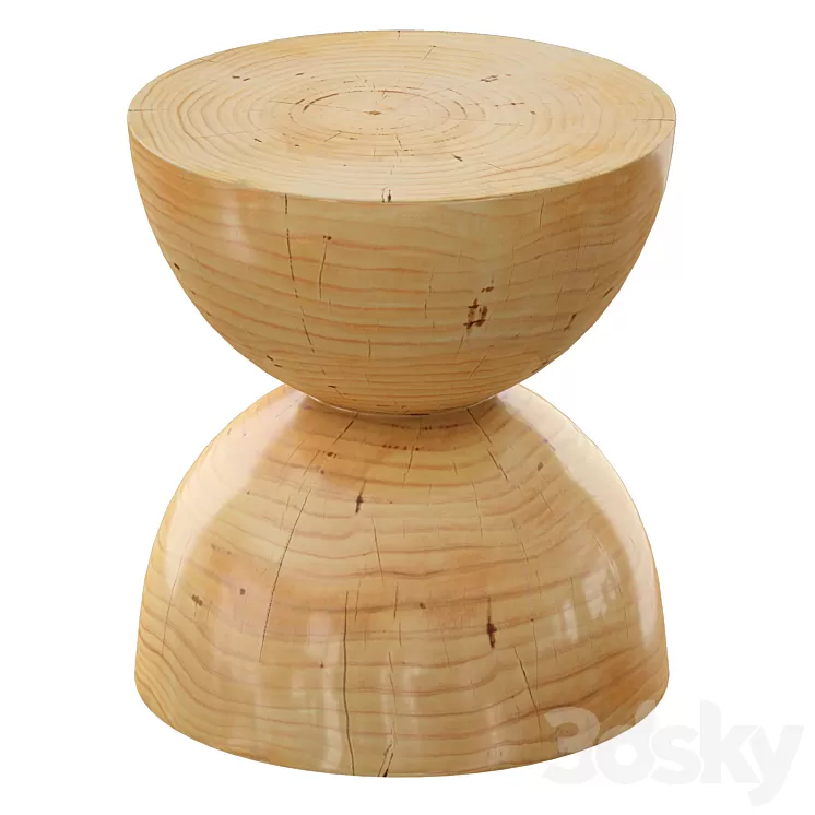 Noah End Table (Crate and Barrel) 3D Model