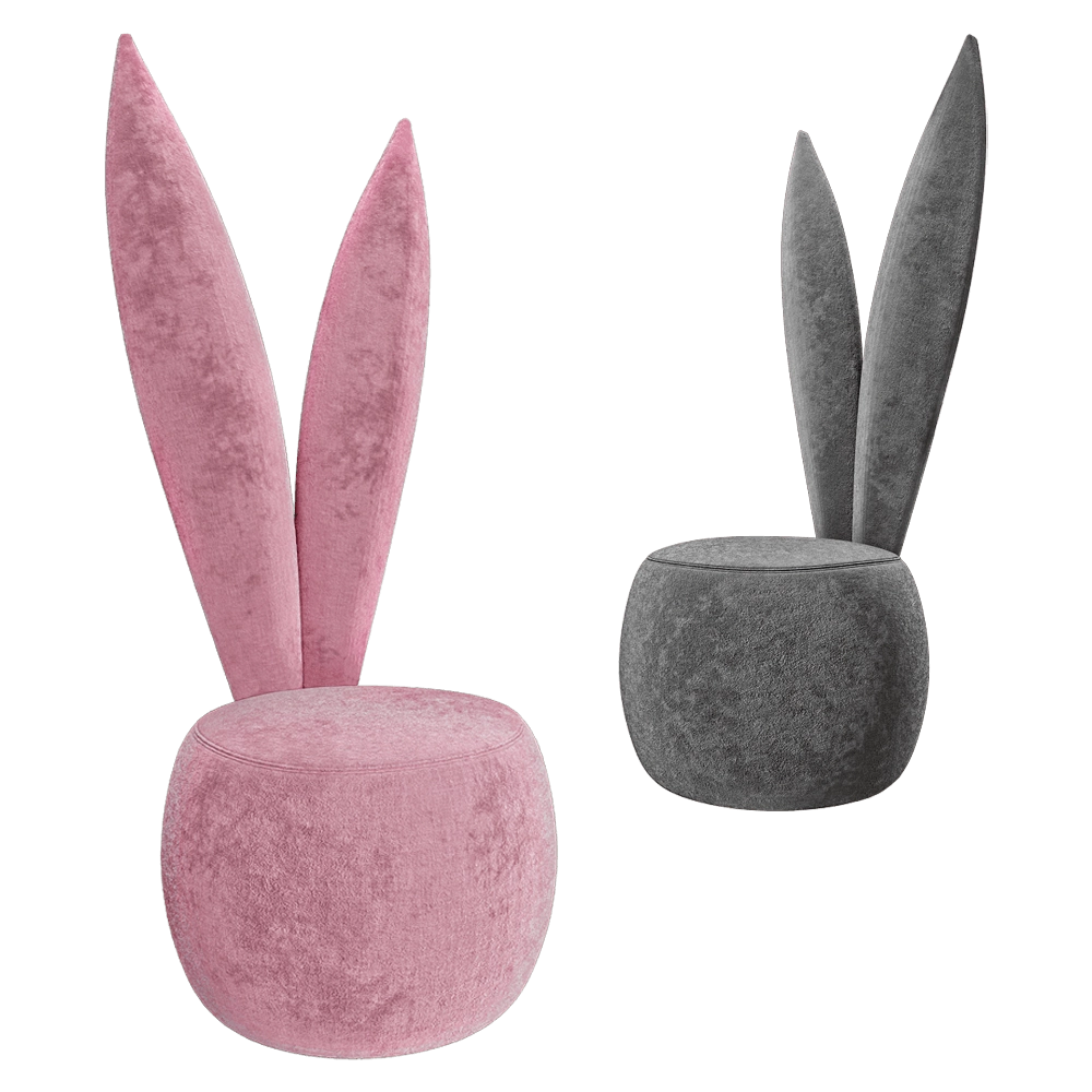 Nobonobo - Pouf Bunny guys 3D Model