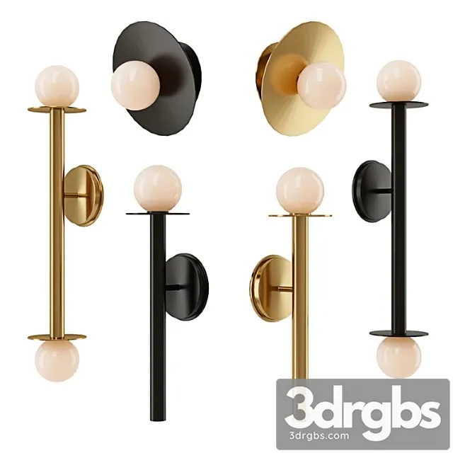 Nodes Sconce by Kelly Wearstler Generation Lighting 3D Model Free
