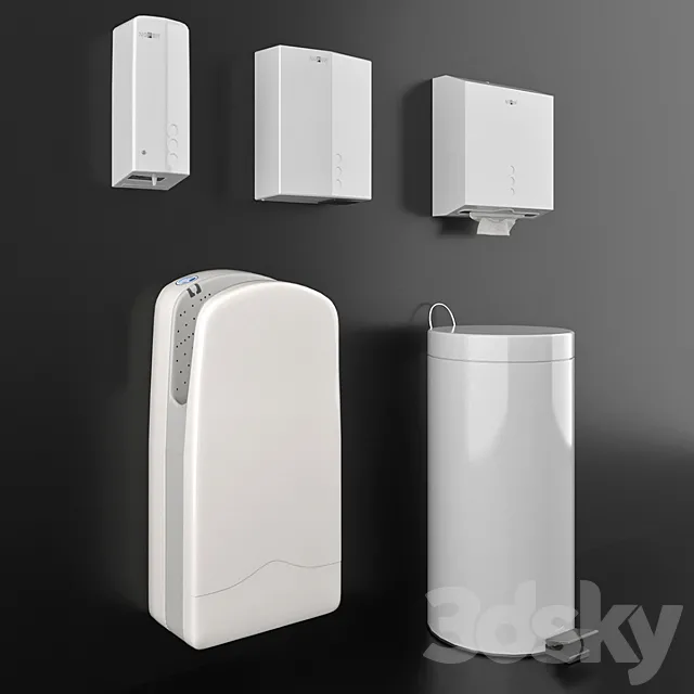 NOFER whiteSET # 08 3D Model