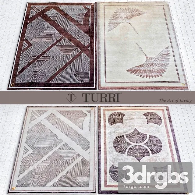 Noir Rug Turri 3D Model Free