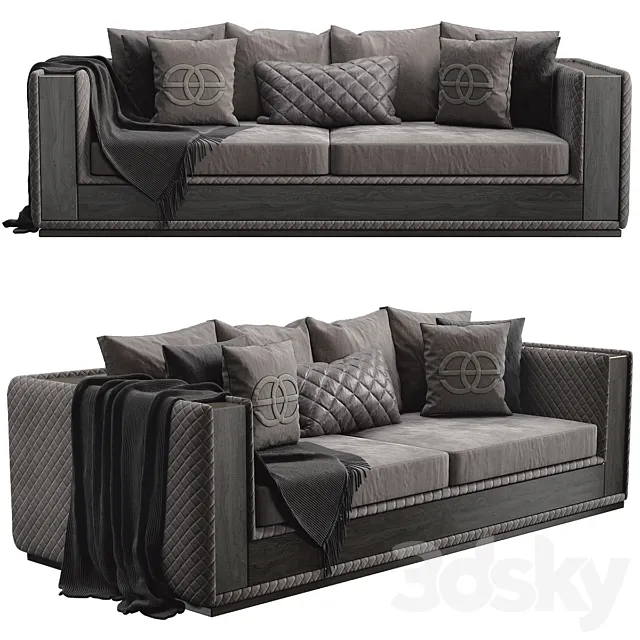 Noir Sofa - Elve Luxury 3DModel