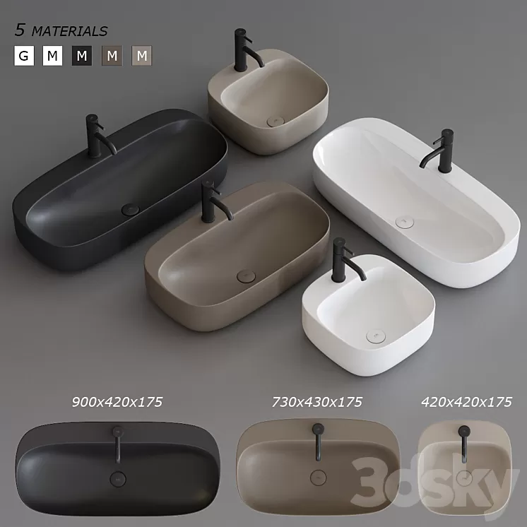 Noken Arquitect Washbasin 3D Model