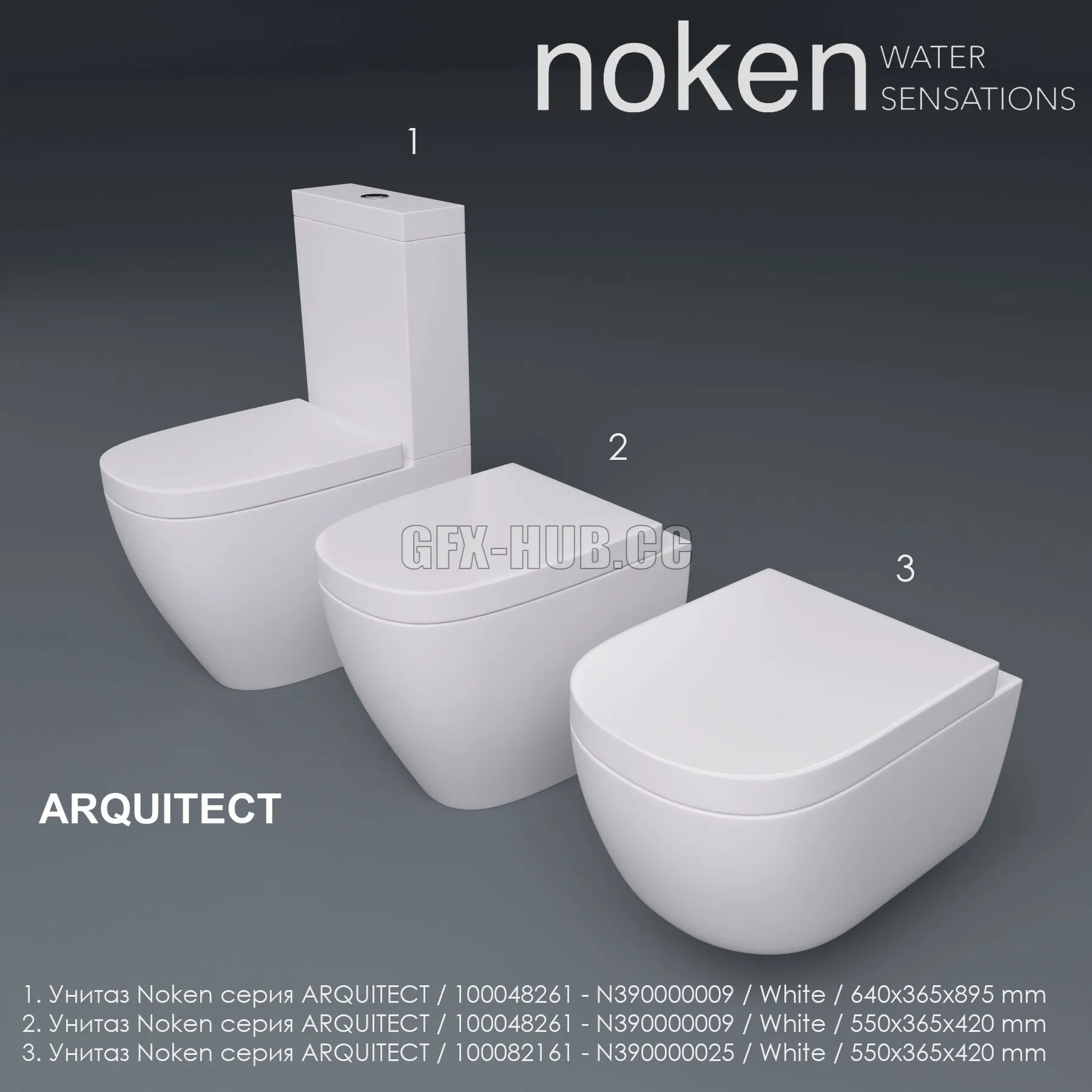 NOKEN ON ARQUITECT 3D Model