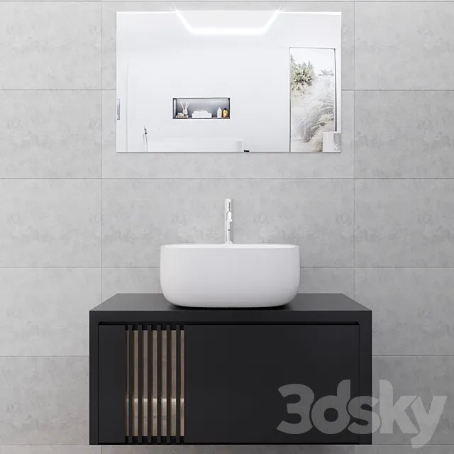 NOKEN PORCELANOSA PACK ARQUITECT 80 3D Model