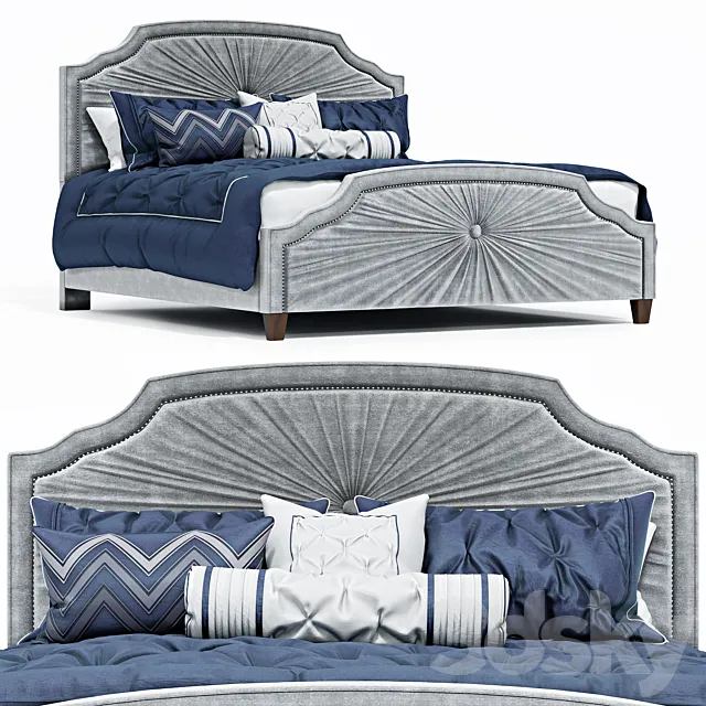 Nolia Bed by House of Hampton 3DModel