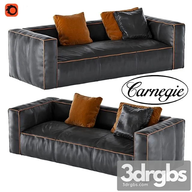 Nolita Leather Sofa 3D Model Free