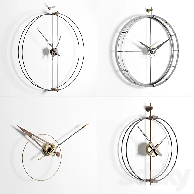 Nomon Clocks Set 1 3DModel