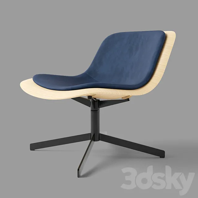Nonesuch Swivel Lounge Chair 3DModel