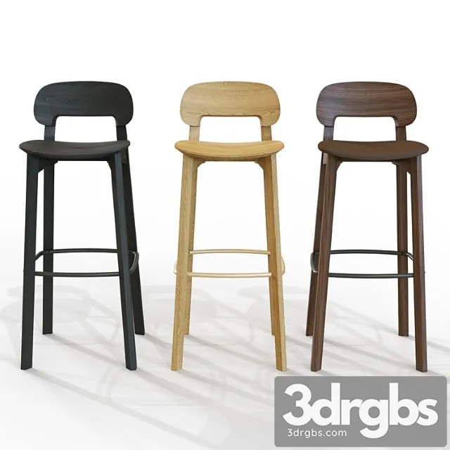 Nonoto bar chair 2 3D Model Free