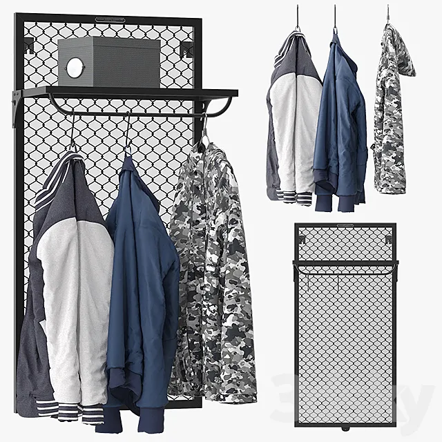 Noodles WALL COAT RACK Free Download