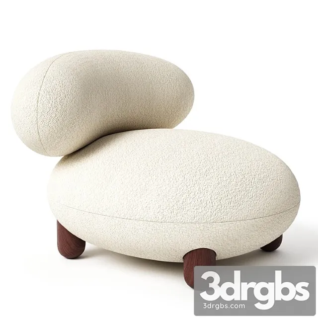Noom Flock Lounge Chair 3D Model Free