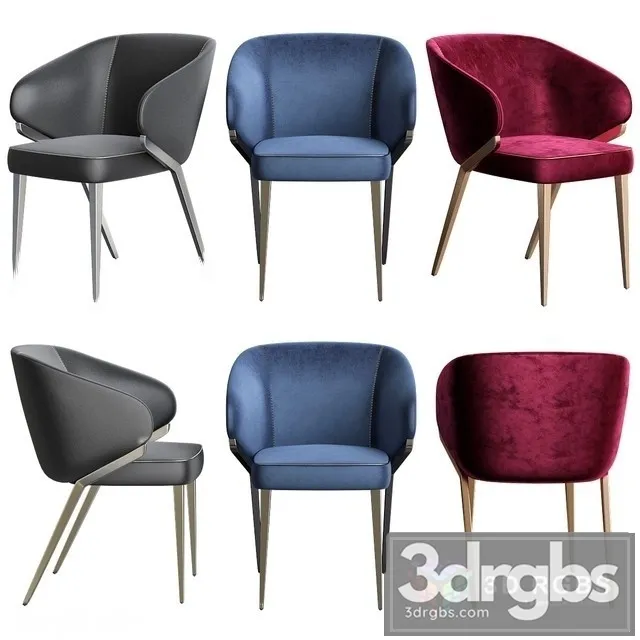 Nora Armchair By Bross 3D Model Free