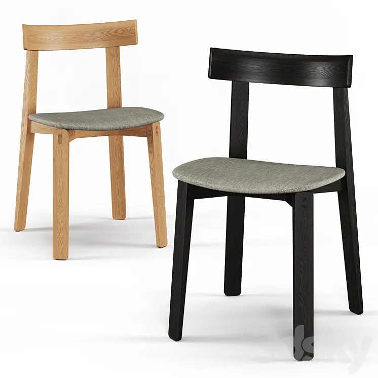 Nora chair 3D Model Free