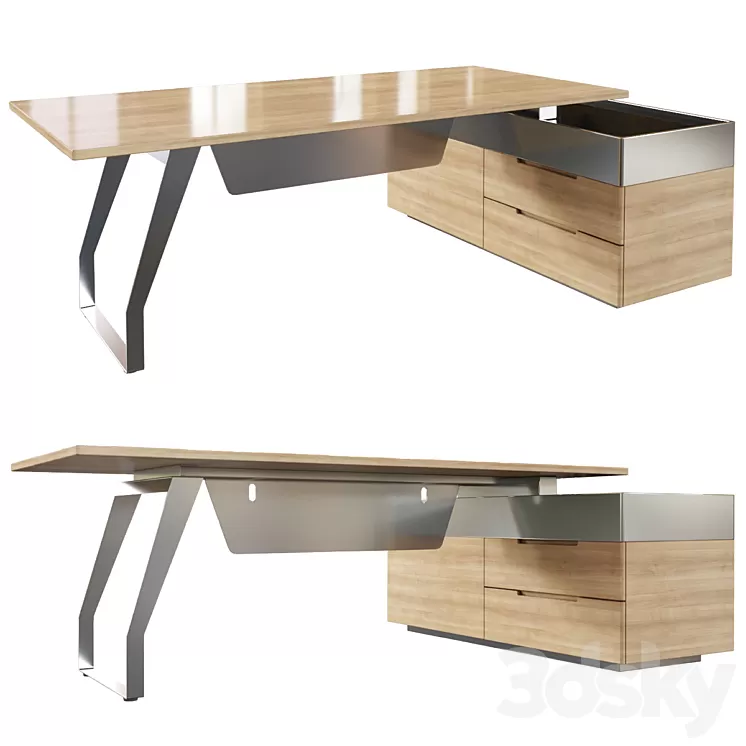 Norden Office Desk 3D Model