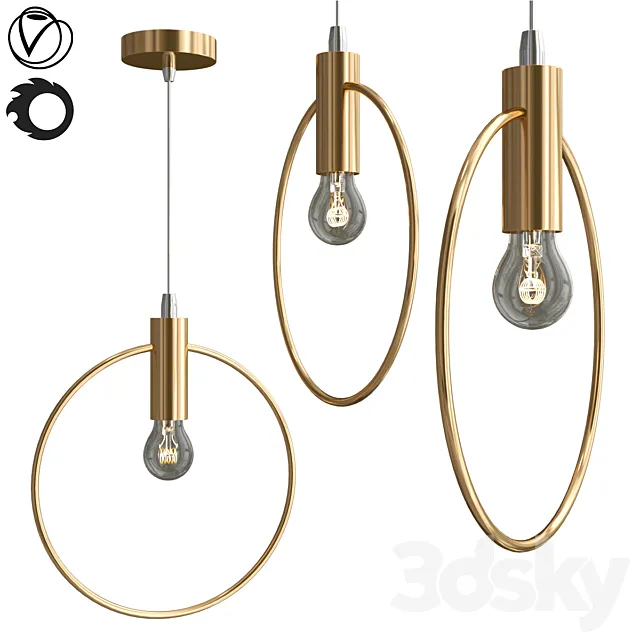 Nordic Chandelier 3D Model