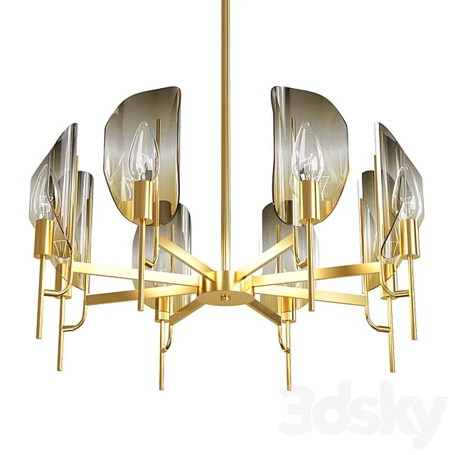 Nordic European LED Pendant Lamp 3DModel
