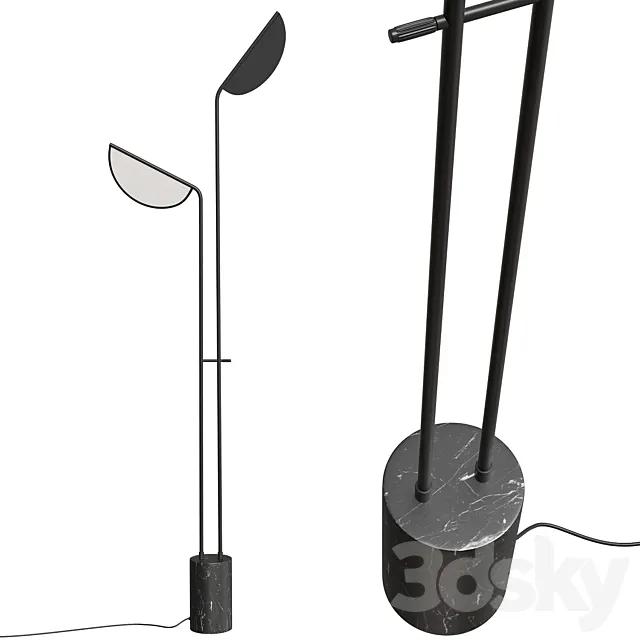 Nordic floor lamp 3D Model