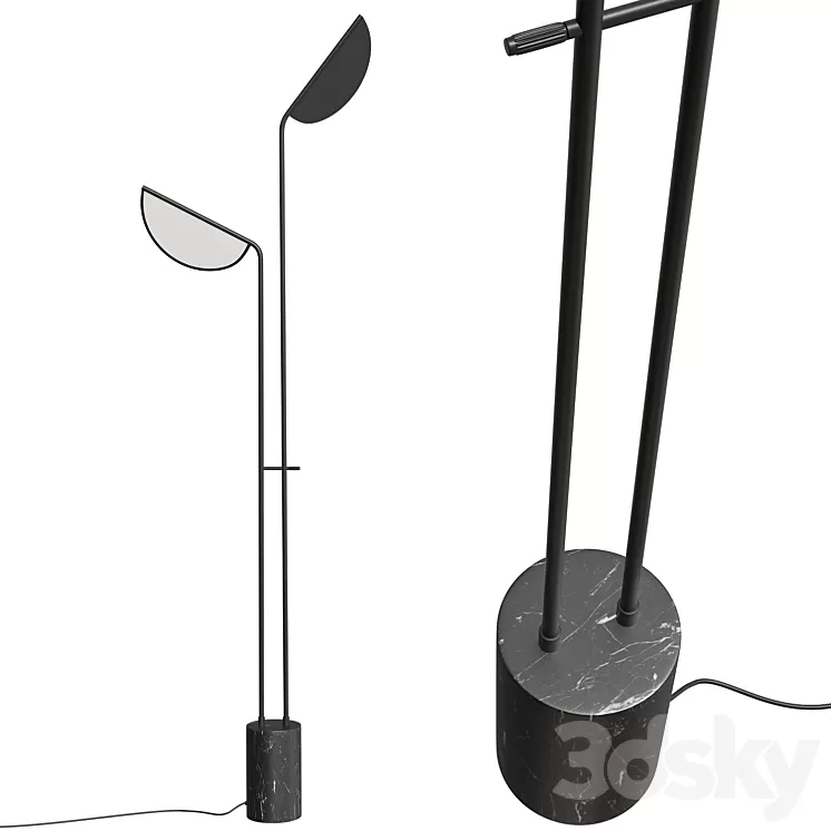 Nordic floor lamp 3D Model
