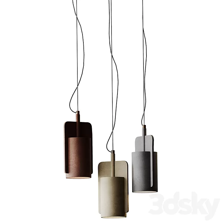 Nordic Industrial Style Restaurant Pendant 3D Model Free