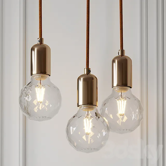 Nordic LED Pendant Light 3D Model