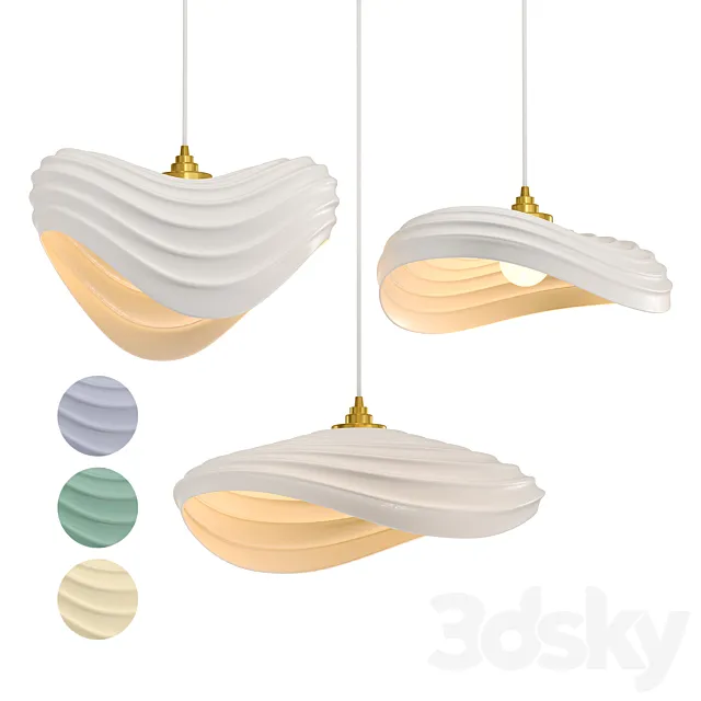 Nordic Minimalist Pendant Light 3D Model