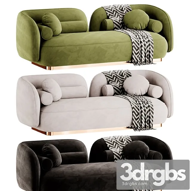 Nordic Sofa By Leader 3 3D Model Free