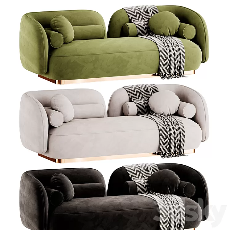 Nordic Sofa by Leader 3D Model Free
