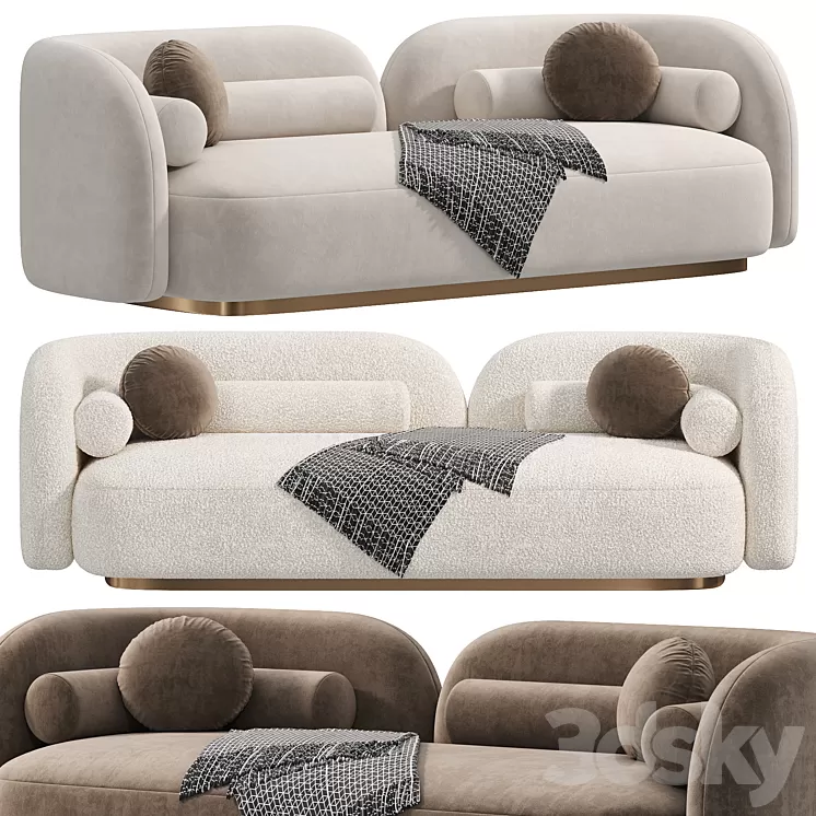 Nordic Sofa by Leader sofas 3D Model Free