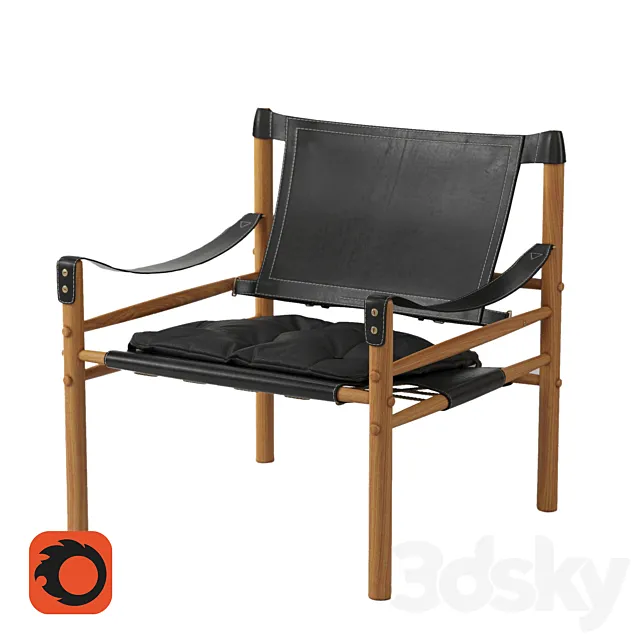 Norell Sirocco Safari Chair 3D Model